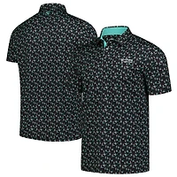 Men's Puma  Black Valspar Championship Paradise MATTR Polo