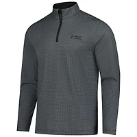 Men's Puma  Black Valspar Championship Pure 2.0 Tile Quarter-Zip Pullover