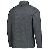 Men's Puma  Black Valspar Championship Pure 2.0 Tile Quarter-Zip Pullover