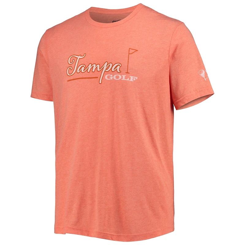 Men's Ahead Orange Valspar Championship Tampa Golf Tri-Blend T-Shirt