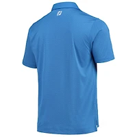Polo FootJoy Lisle pour homme, bleu Valspar Championship, à pois diamants