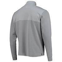 FOJ PGATVC GRIS 2022 VALSPAR HEATHER YOKE 1/2 ZIP PULL STRMEN