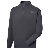 Men's FootJoy Heather Charcoal Valspar Championship Approach Quarter-Zip Pullover Top