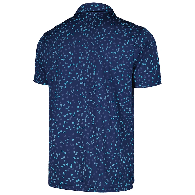 Men's Nike Navy Valspar Championship Tour Floral Performance Polo