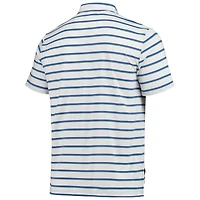 RLA PGATVC BLANC MARINE RLX VALSPAR POLO LÉGER À RAYURES MULTIPLES POUR HOMMES POLMEN