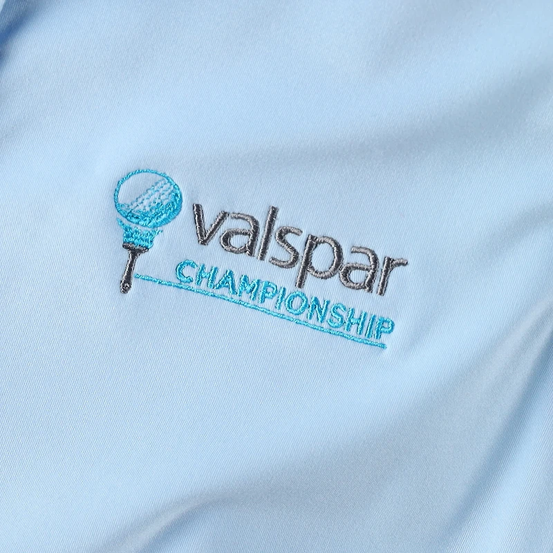 Women's Nike  Light Blue Valspar Championship Victory Sleeveless Performance Polo