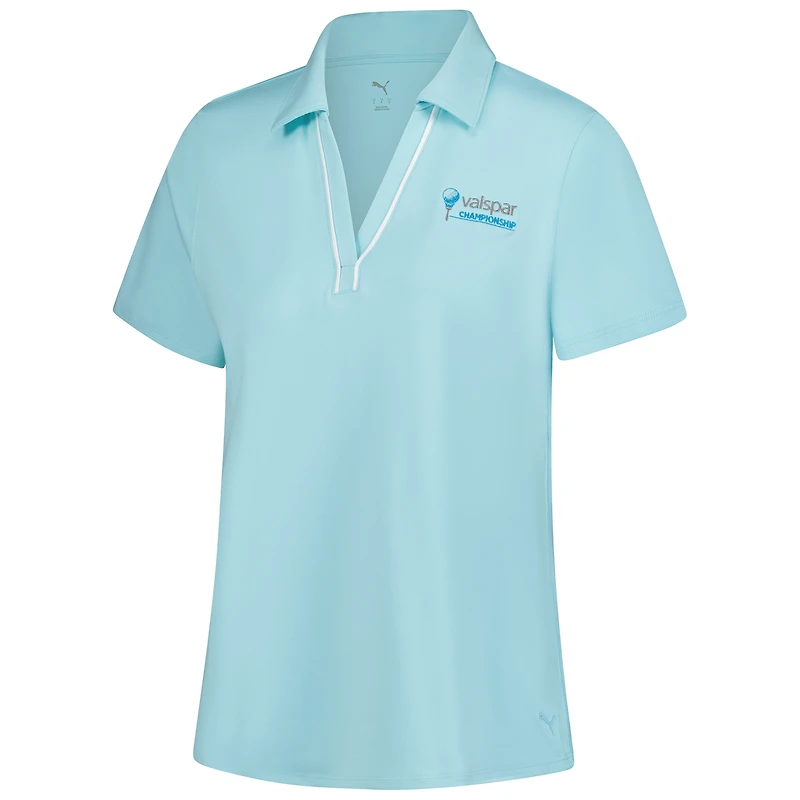 Women's Puma  Aqua Valspar Championship Piped CLOUDSPUN Polo