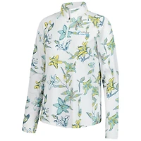 Pull zippé à col roulé Puma Valspar Championship You-V Lily Floral pour femme