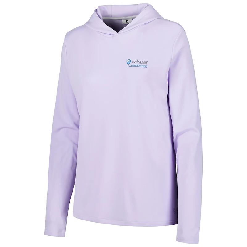 Women's FootJoy Lavender Valspar Championship ProDry Sun Protection Pullover Hoodie