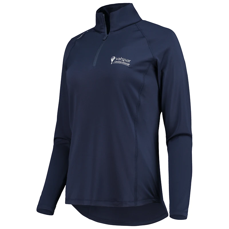RLA PGATVC MARINE RLX VALSPAR FEMME MANCHES LONGUES 1/4 ZIP AIRFLOW JACLADQZP