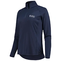 RLA PGATVC MARINE RLX VALSPAR FEMME MANCHES LONGUES 1/4 ZIP AIRFLOW JACLADQZP