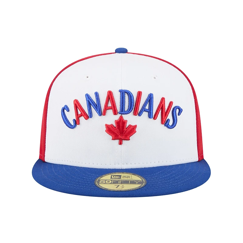 Men's New Era  White Vancouver Canadians Theme Nights 59FIFTY Fitted Hat