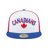 Men's New Era  White Vancouver Canadians Theme Nights 59FIFTY Fitted Hat