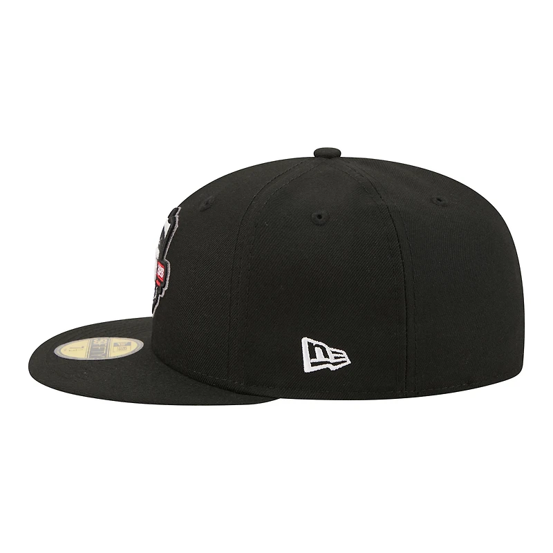 Men's New Era  Black Vancouver Canadians Minor League Theme Nights 59FIFTY Fitted Hat