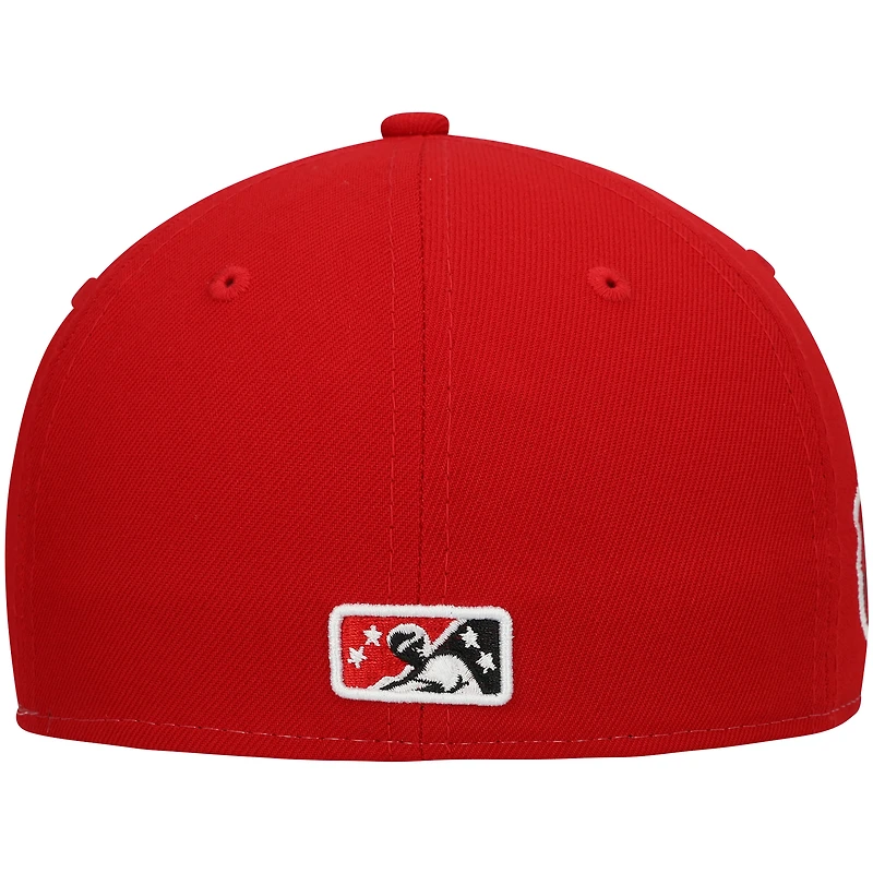 Men's New Era White Vancouver Canadians Authentic Collection Team Alternate 59FIFTY Fitted Hat
