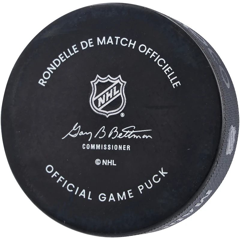 Andrei Kuzmenko Vancouver Canucks Rondelle de jeu officielle dédicacée