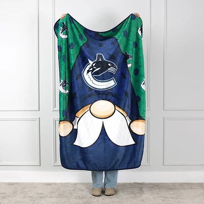 Blue Vancouver Canucks 50'' x 60'' Gnome Throw Blanket