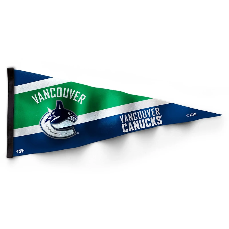 Fanion de collection bleu des Canucks de Vancouver