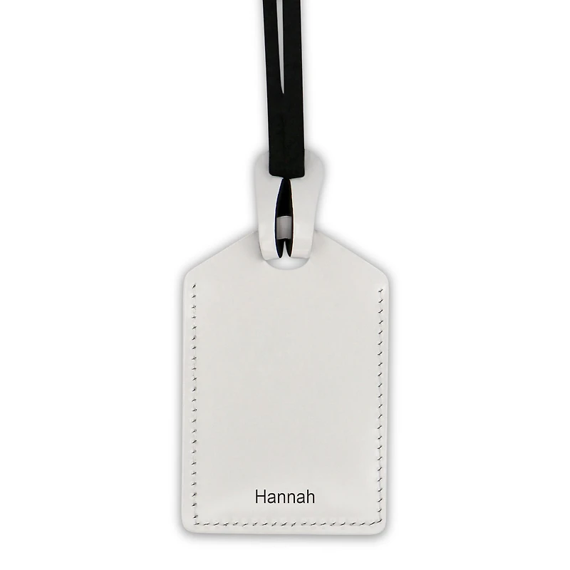 Vancouver Canucks Personalized Leather Luggage Tag