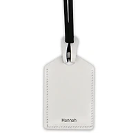 Vancouver Canucks Personalized Leather Luggage Tag