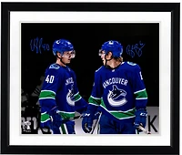 Brock Boeser & Elias Pettersson Vancouver Canucks Multi-Signed 16" x 20" Spotlight Photograph