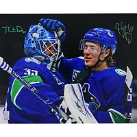 Brock Boeser & Thatcher Demko Vancouver Canucks Dual-Signed 16" x 20" Spotlight Photograph