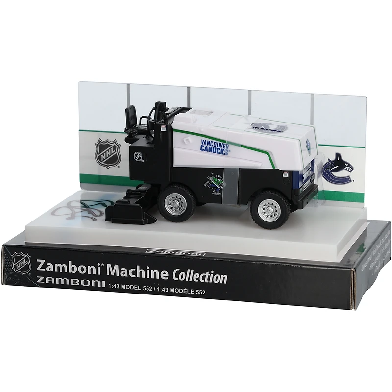 Zamboni moulée sous pression autographiée par Brock Boeser des Canucks de Vancouver à l'échelle 1:43
