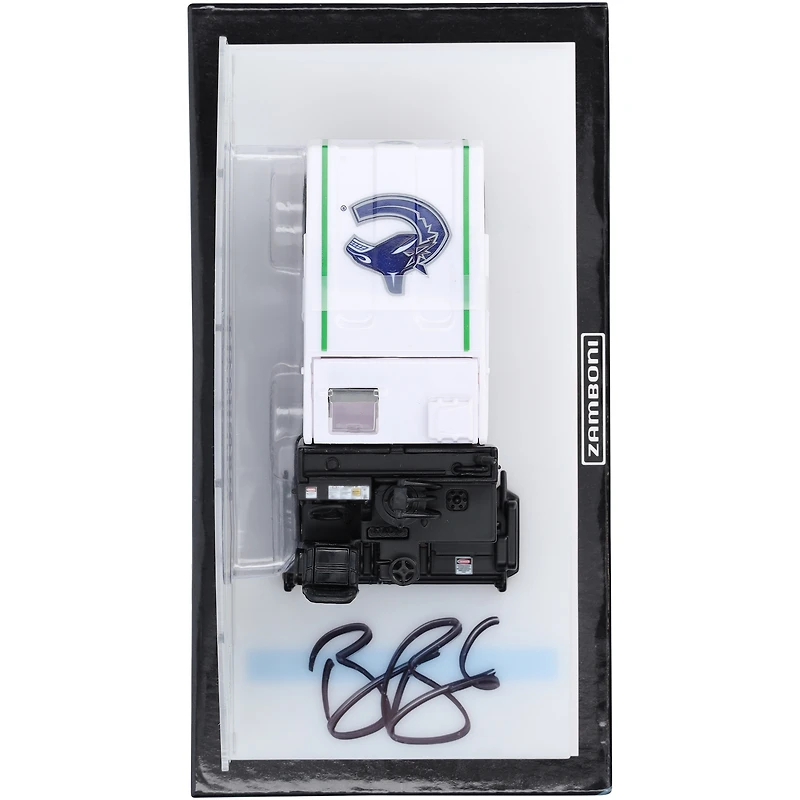 Zamboni moulée sous pression autographiée par Brock Boeser des Canucks de Vancouver à l'échelle 1:43
