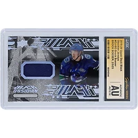 Brock Boeser Vancouver Canucks Autographed 2019-20 Upper Deck Black Obsidian Jersey Blue Relic #OJ-BO CGC Fanatics Witnessed Authenticated Auto 10 Card