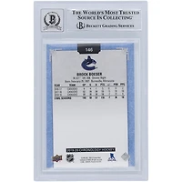 Brock Boeser Vancouver Canucks Autographed 2019-20 Upper Deck Chronology #146 #/122 Beckett Fanatics Witnessed Authenticated 10 Card