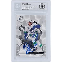 Brock Boeser Vancouver Canucks Autographed 2020-21 Upper Deck SPX #6 #/299 Beckett Fanatics Witnessed Authenticated Card