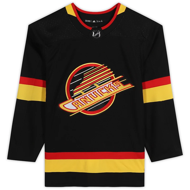 Brock Boeser Vancouver Canucks Autographié Noir Alternatif Adidas Authentique Maillot