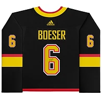 Brock Boeser Vancouver Canucks Autographed Black Alternate Adidas Authentic Jersey