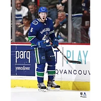 Photographie non signée de célébration but Brock Boeser des Canucks Vancouver