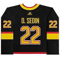 Daniel Sedin Vancouver Canucks Autographed Black Alternate adidas Authentic Jersey