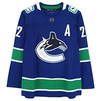 Daniel Sedin Vancouver Canucks Autographed Blue Adidas Authentic Jersey with "HOF 2022" Inscription