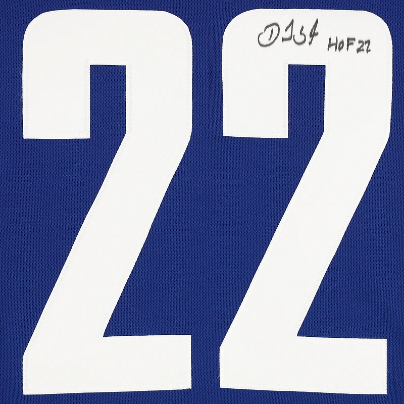 Daniel Sedin Vancouver Canucks Autographed Blue Adidas Authentic Jersey with "HOF 2022" Inscription