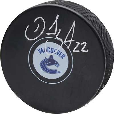 Daniel Sedin Vancouver Canucks Autographed Hockey Puck