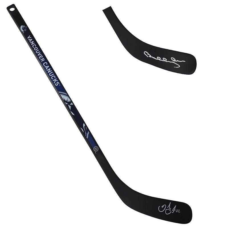 Daniel Sedin Vancouver Canucks Mini bâton de hockey composite autographié