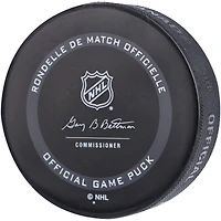 Daniel Sedin Vancouver Canucks Autographed Official Game Puck with "HOF 22" Inscription