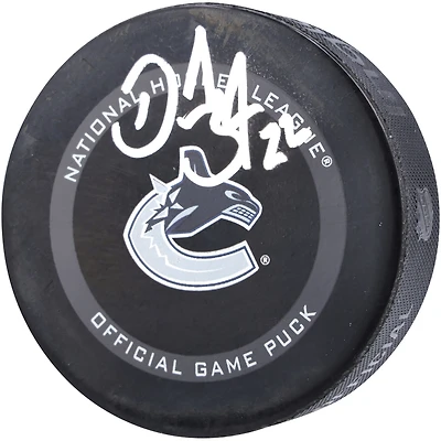 Daniel Sedin Vancouver Canucks Autographed Official NHL Game Puck
