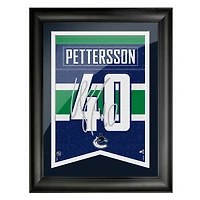 Elias Pettersson Vancouver Canucks 12'' x 16'' Framed Replica Autograph Player - Banner