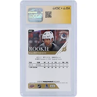 Carte de recrue autographiée 2018-19 Upper Deck Parkhurst #331 par Elias Pettersson des Canucks de Vancouver, carte de recrue Auto 10 authentifiée et témoin des fanatiques de la CGC