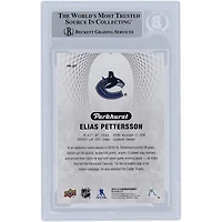 Elias Pettersson Vancouver Canucks Autographed 2019-20 Upper Deck Parkhurst Parkies #PK-27 Beckett Fanatics Witnessed Authenticated Card