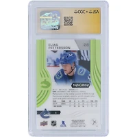 Carte autographiée 2019-20 Upper Deck Synergy #28 des Canucks de Vancouver par Elias Pettersson