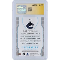 Carte autographiée 2020-21 Upper Deck Series 1 Instant Impressions #II-3 CGC Fanatics Witnessed Authenticated Auto 10 des Canucks de Vancouver