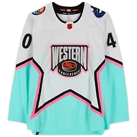 Maillot Adidas authentique autographié par Elias Pettersson des Vancouver Canucks pour le match des étoiles de la LNH 2023