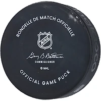 Rondelle de jeu officielle autographiée par Elias Pettersson des Canucks de Vancouver pour le match des étoiles de la LNH 2024