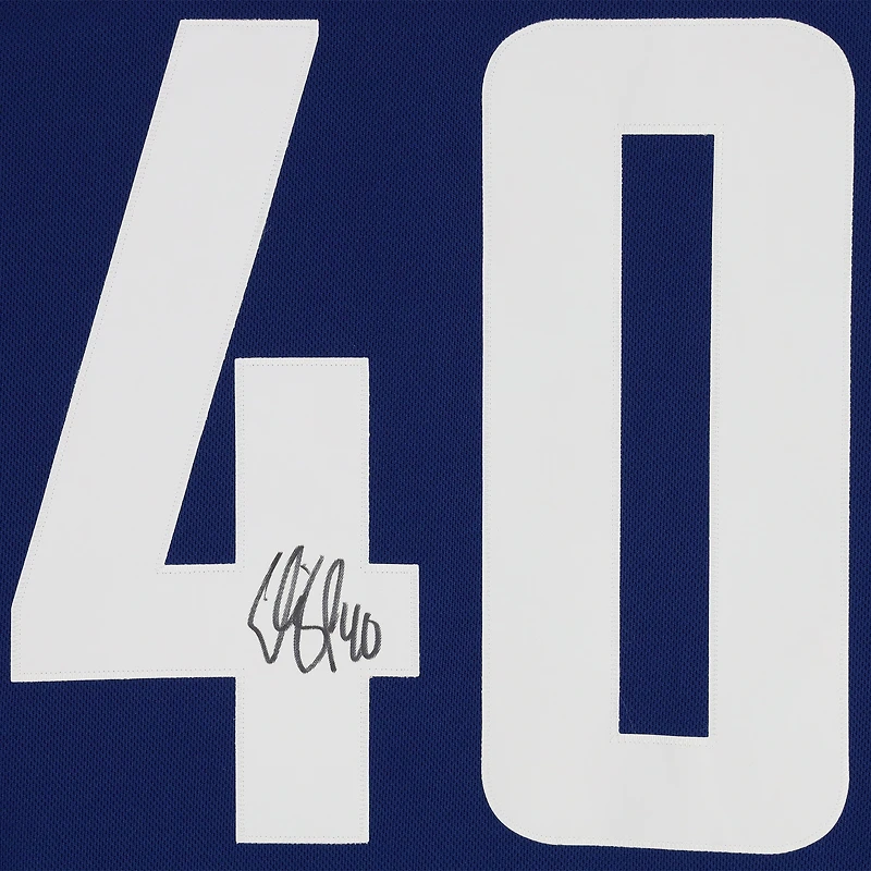 Elias Pettersson Vancouver Canucks Maillot Authentique Adidas Bleu Autographié