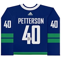 Elias Pettersson Vancouver Canucks Autographed Blue Alternate Adidas Authentic Jersey